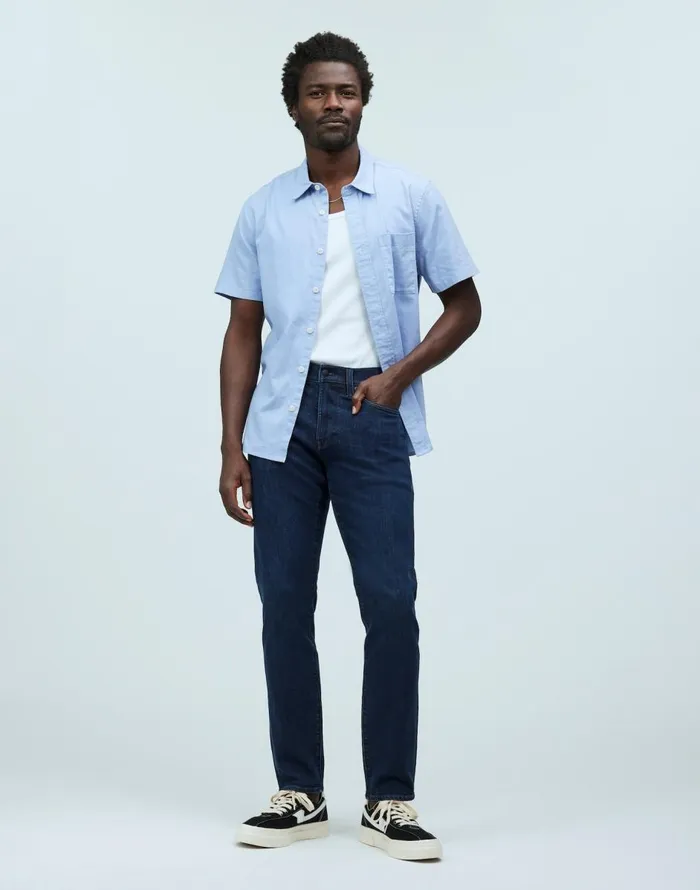 Madewell Athletic Slim Jeans COOLMAX Denim Edition Chapman Wash Men Jeans