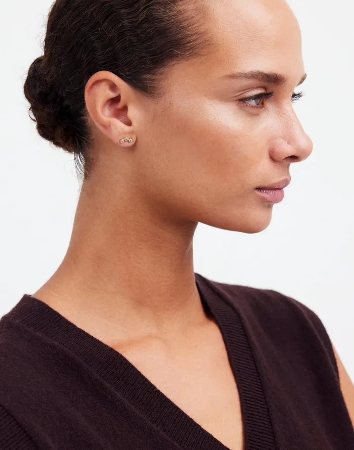 Madewell DemiFine Pav Ear Crawler 14k Gold Women Jewelry