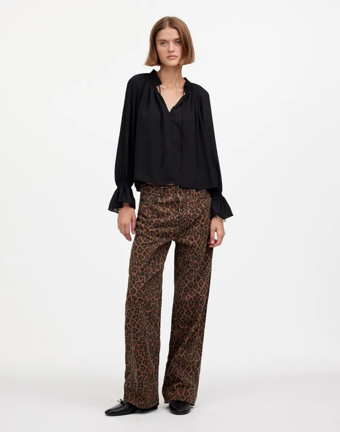 Madewell LowSlung Baggy Jeans Dark Coffee Women Jeans