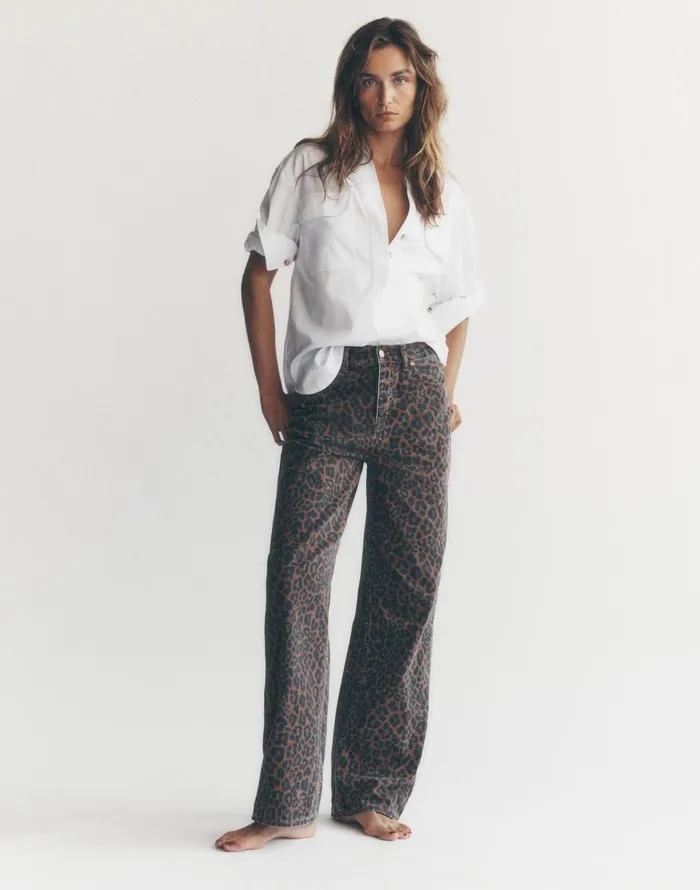 Madewell LowSlung Baggy Jeans Dark Coffee Women Jeans