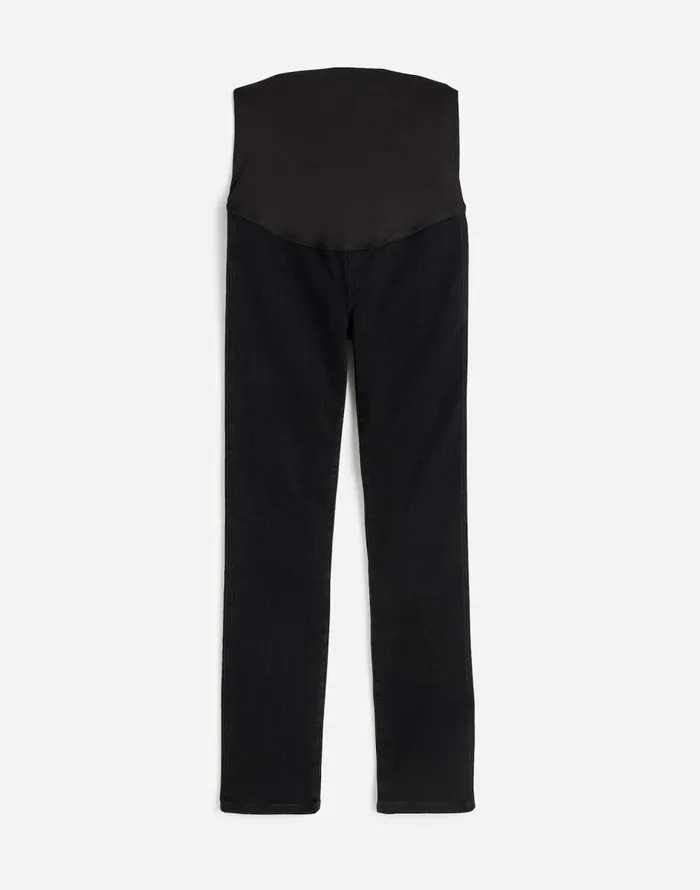Madewell Maternity OvertheBelly MidRise Stovepipe Jeans In Black Rinse Wash Black Rinse Wash Women Jeans Madewell Maternity OvertheBelly MidRise Stovepipe Jeans In Black Rinse Wash Black Rinse Wash Women Jeans