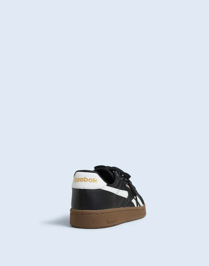 Madewell Reebok Club C Grounds UK Sneakers Black White Gum Women Sneakers