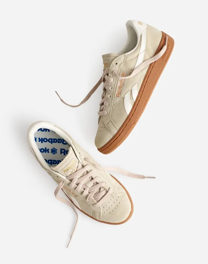 Madewell Reebok Club C Grounds UK Sneakers Classic Beige Chalk Gum Women Sneakers Madewell Reebok Club C Grounds UK Sneakers Classic Beige Chalk Gum Women Sneakers