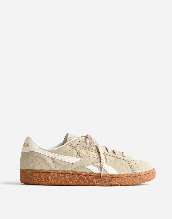 Madewell Reebok Club C Grounds UK Sneakers Classic Beige Chalk Gum Women Sneakers