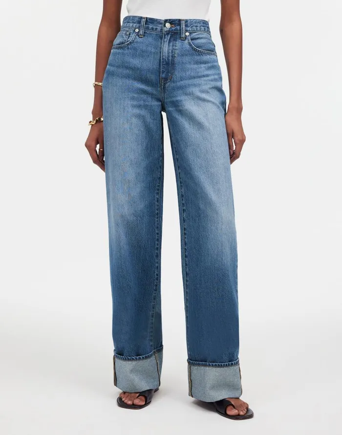 Madewell SuperwideLeg Jeans In Fannin Wash Fannin Wash Women Jeans