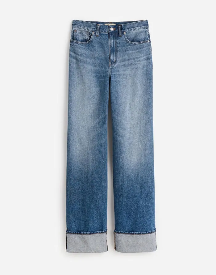 Madewell SuperwideLeg Jeans In Fannin Wash Fannin Wash Women Jeans