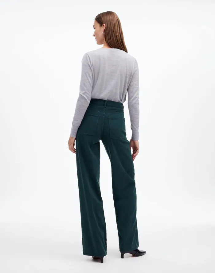 Madewell SuperwideLeg Jeans Luxury Forest Women Jeans