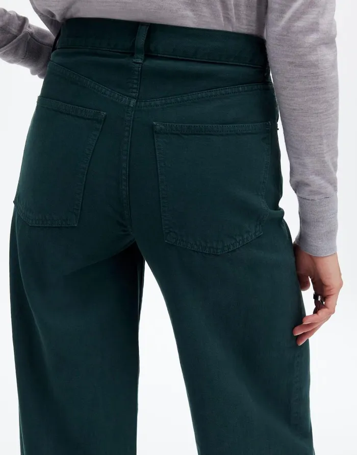 Madewell SuperwideLeg Jeans Luxury Forest Women Jeans
