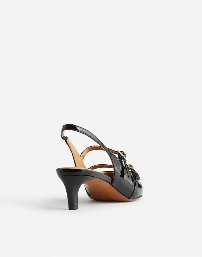 Madewell The Davina Slingback Pump True Black Women Heels