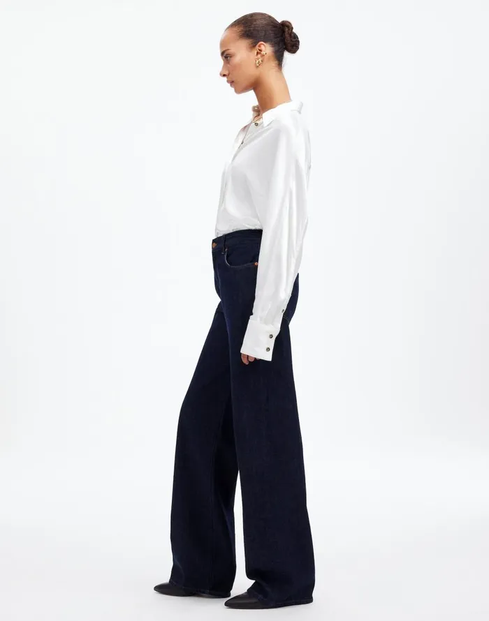 Madewell The Perfect Vintage WideLeg Jean Softdrape Denim Edition Rinse Wash Women Jeans
