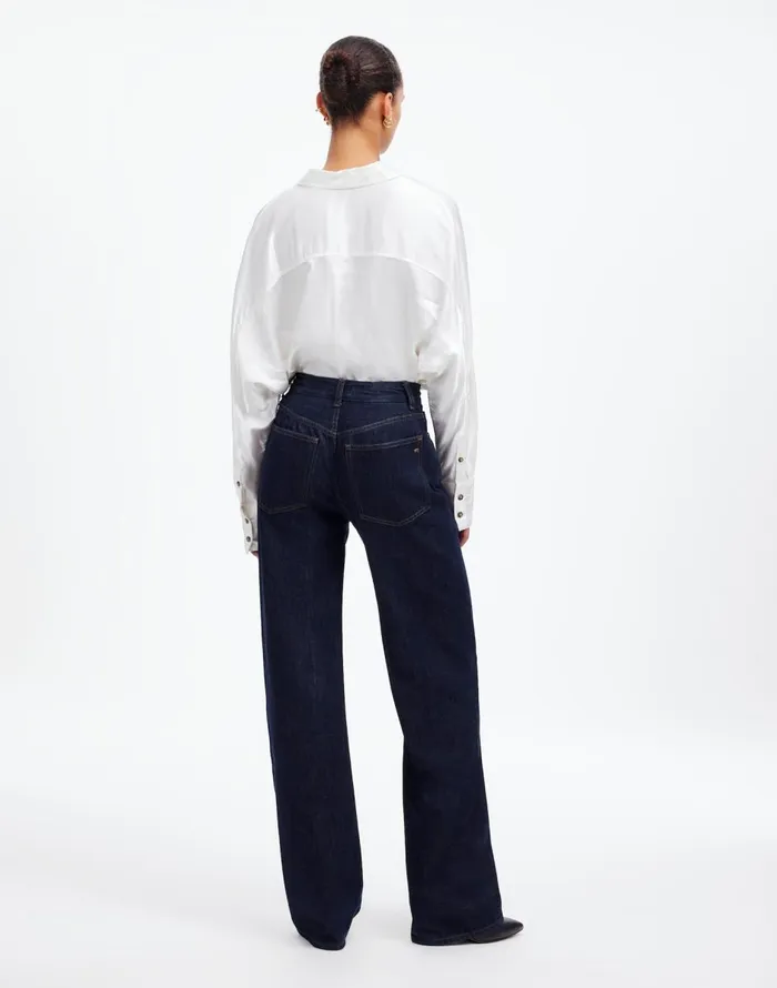 Madewell The Perfect Vintage WideLeg Jean Softdrape Denim Edition Rinse Wash Women Jeans