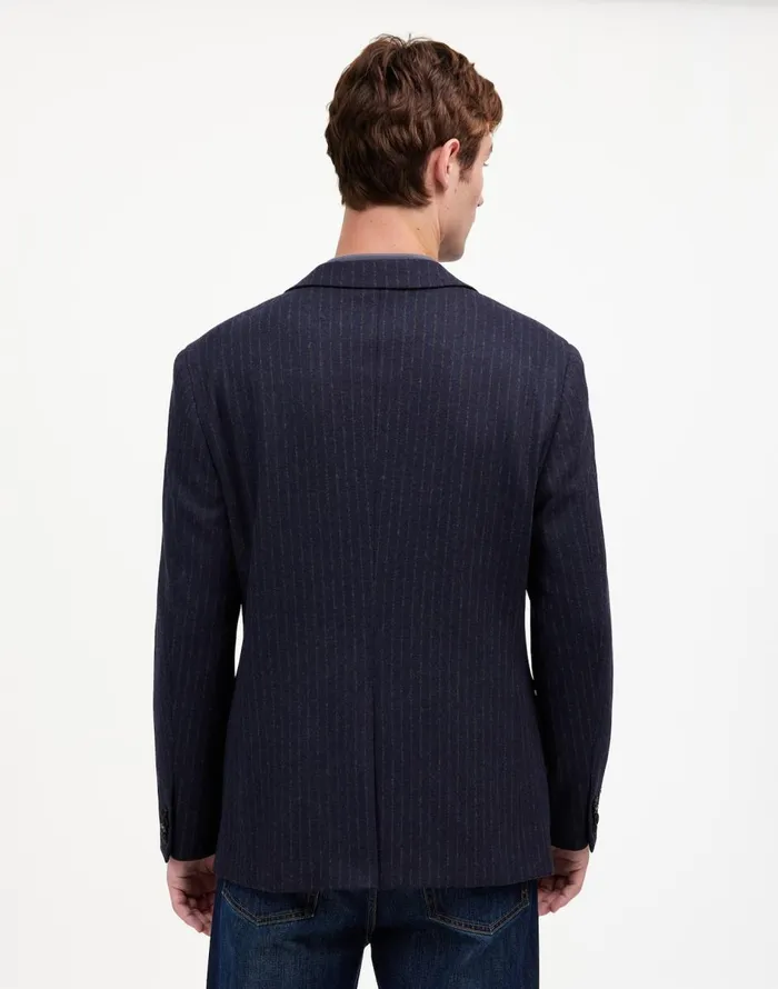 Madewell The Roebling TwoButton Blazer In Italian Fabric Dark Navy Men Coats Jackets