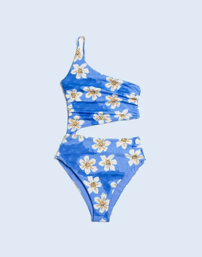 Madewell Zulu and Zephyr Hawaii Ruched OnePiece Swimsuit Hawaii Women Swim