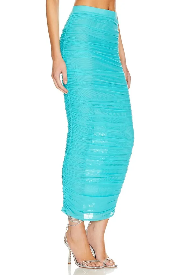 Marine Maxi Skirt Bright Blue Women Lovers and Friends Skirts