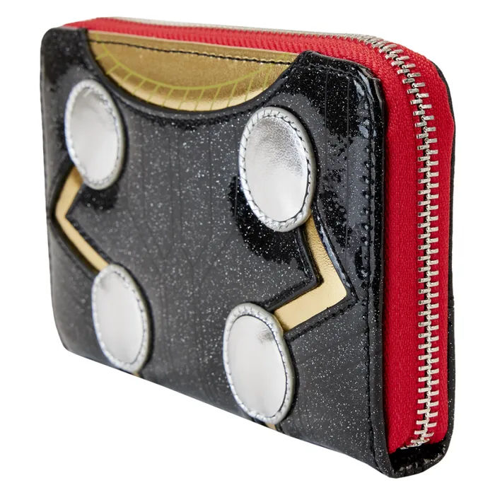 Marvel Metallic Thor Cosplay Zip Around Wallet Unisex Loungefly Bags and Wallets Marvel Metallic Thor Cosplay Zip Around Wallet Unisex Loungefly Bags and Wallets