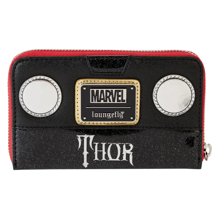 Marvel Metallic Thor Cosplay Zip Around Wallet Unisex Loungefly Bags and Wallets Marvel Metallic Thor Cosplay Zip Around Wallet Unisex Loungefly Bags and Wallets