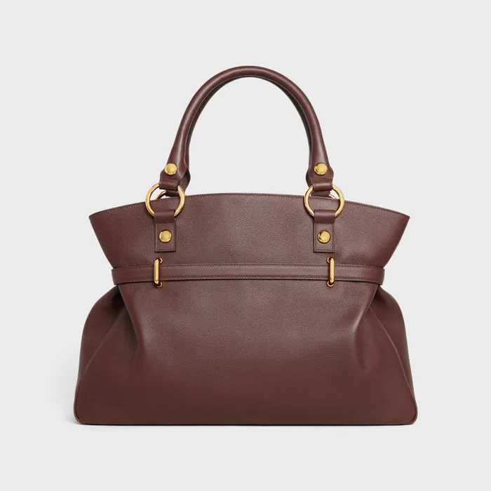 Medium Anita Bag In Supple Calfskin Chestnut Women CELINE MORE LINES Medium Anita Bag In Supple Calfskin Chestnut Women CELINE MORE LINES