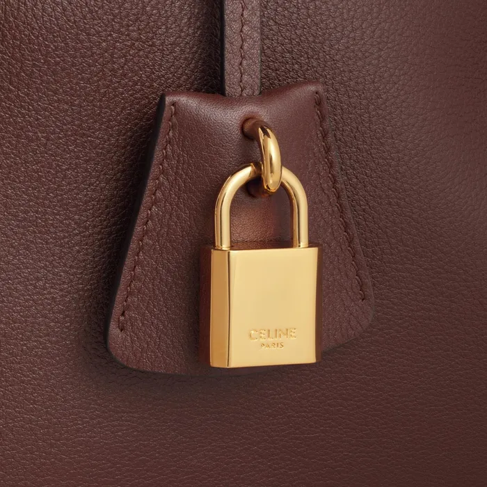 Medium Anita Bag In Supple Calfskin Chestnut Women CELINE MORE LINES Medium Anita Bag In Supple Calfskin Chestnut Women CELINE MORE LINES