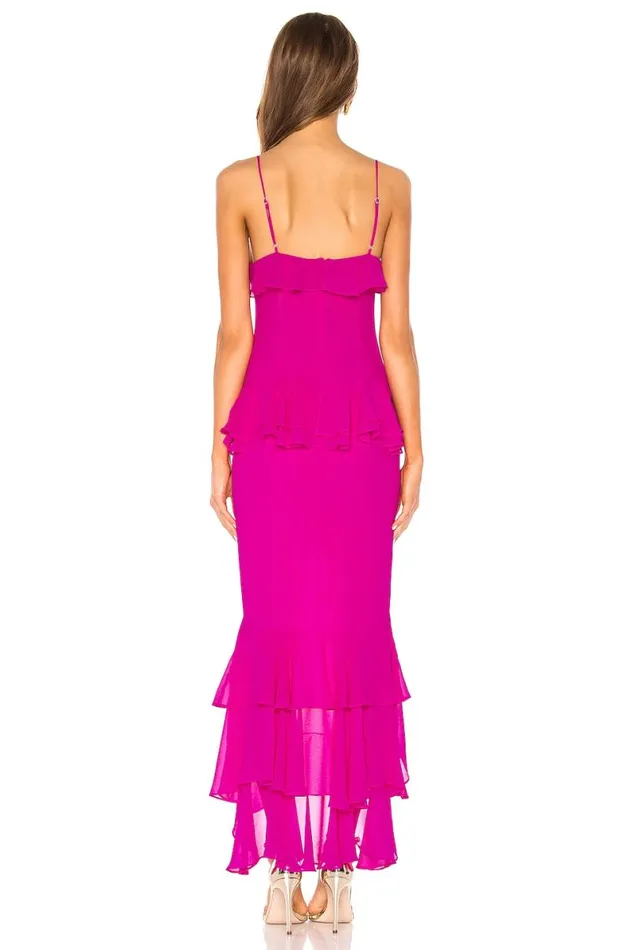 Melissa Gown Magenta Women Lovers and Friends Dresses