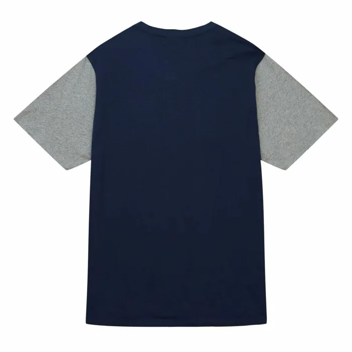 Men039s Collegiate Mitchell and Ness Color Blocked SS Tee Georgetown University Men039s Collegiate Mitchell and Ness Color Blocked SS Tee Georgetown University