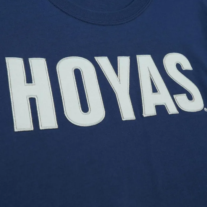 Men039s Collegiate Mitchell and Ness Color Blocked SS Tee Georgetown University Men039s Collegiate Mitchell and Ness Color Blocked SS Tee Georgetown University