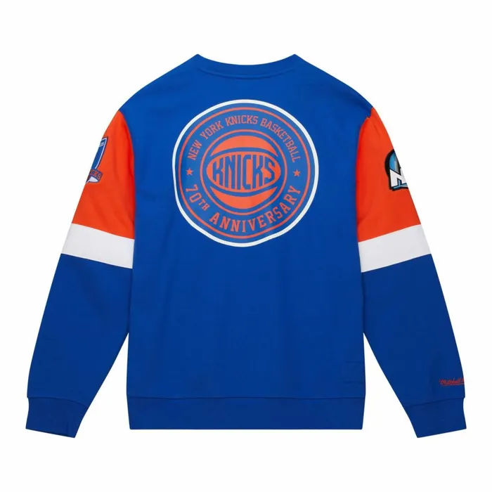 Men039s Hoodies and Sweatshirts Mitchell and Ness All Over Crew 30 New York Knicks Men039s Hoodies and Sweatshirts Mitchell and Ness All Over Crew 30 New York Knicks