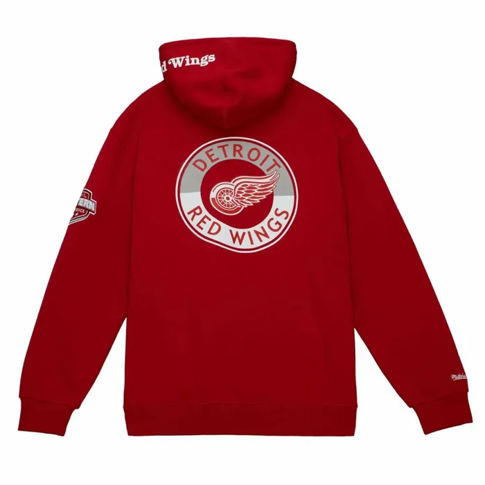 Men039s Hoodies and Sweatshirts Mitchell and Ness City Collection Fleece Hoody Detroit Red Wings