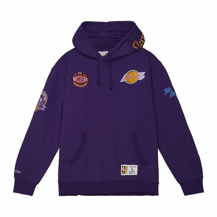 Men039s Hoodies and Sweatshirts Mitchell and Ness City Collection Fleece Hoody Los Angeles Lakers Men039s Hoodies and Sweatshirts Mitchell and Ness City Collection Fleece Hoody Los Angeles Lakers