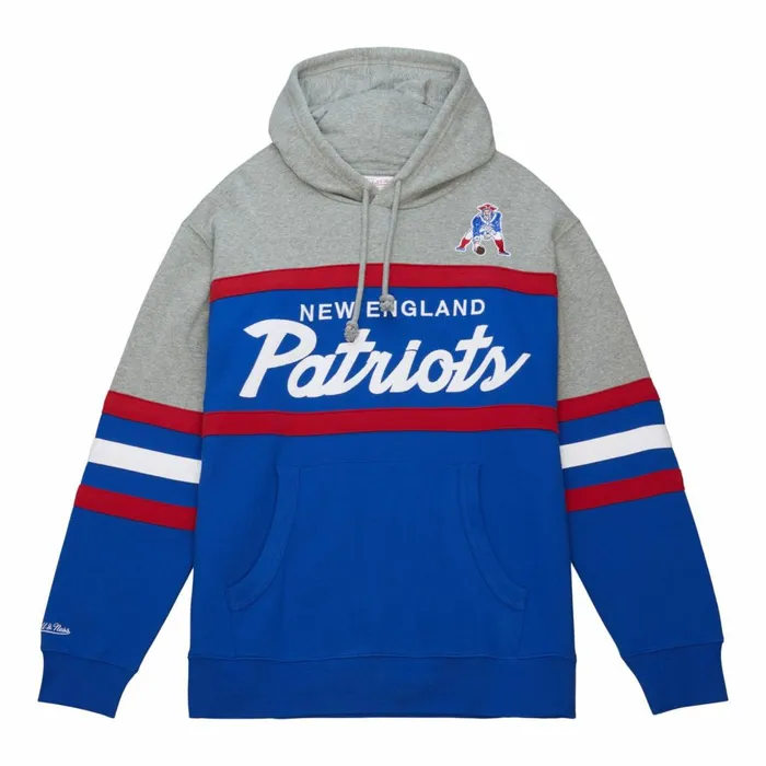 Men039s Hoodies and Sweatshirts Mitchell and Ness Head Coach Hoodie New England Patriots Men039s Hoodies and Sweatshirts Mitchell and Ness Head Coach Hoodie New England Patriots