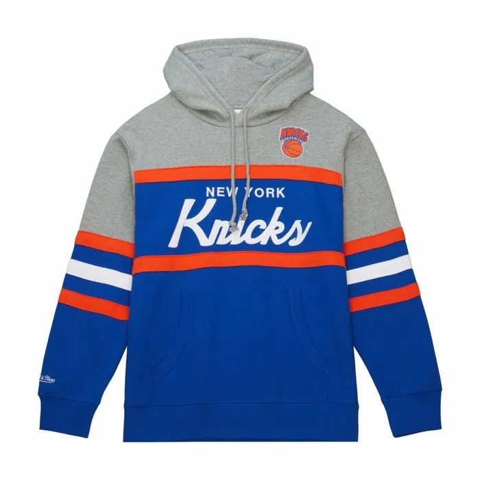 Men039s Hoodies and Sweatshirts Mitchell and Ness Head Coach Hoodie New York Knicks Men039s Hoodies and Sweatshirts Mitchell and Ness Head Coach Hoodie New York Knicks