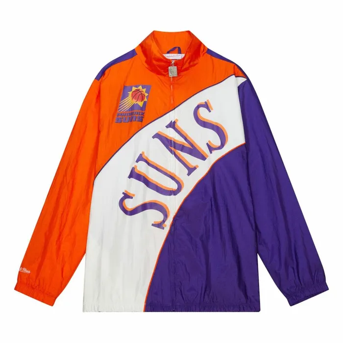 Men039s Jackets and Outerwear Mitchell and Ness Arched Retro Lined Windbreaker Phoenix Suns Men039s Jackets and Outerwear Mitchell and Ness Arched Retro Lined Windbreaker Phoenix Suns