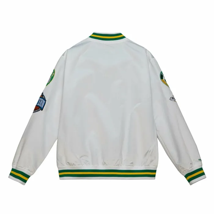 Men039s Jackets and Outerwear Mitchell and Ness City Collection Lightweight Satin Jacket Boston Celtics Men039s Jackets and Outerwear Mitchell and Ness City Collection Lightweight Satin Jacket Boston Celtics