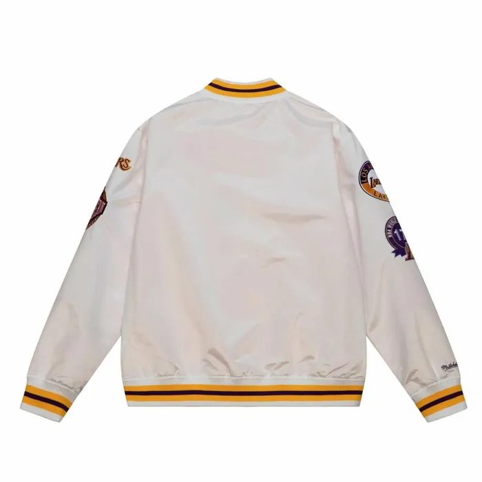 Men039s Jackets and Outerwear Mitchell and Ness City Collection Lightweight Satin Jacket Los Angeles Lakers Men039s Jackets and Outerwear Mitchell and Ness City Collection Lightweight Satin Jacket Los Angeles Lakers