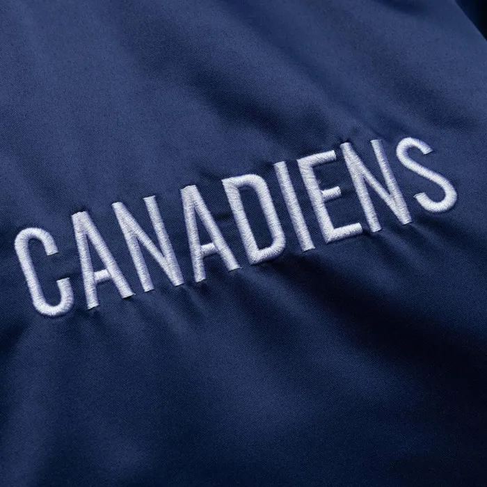 Men039s Jackets and Outerwear Mitchell and Ness Heavyweight Satin Jacket Montreal Canadiens