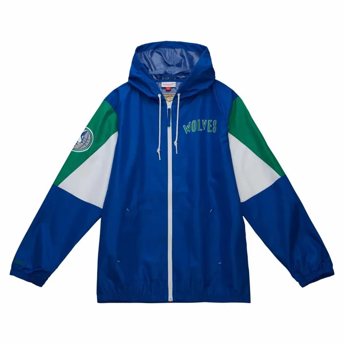 Men039s Jackets and Outerwear Mitchell and Ness Throw It Back Full Zip Windbreaker Minnesota Timberwolves Men039s Jackets and Outerwear Mitchell and Ness Throw It Back Full Zip Windbreaker Minnesota Timberwolves