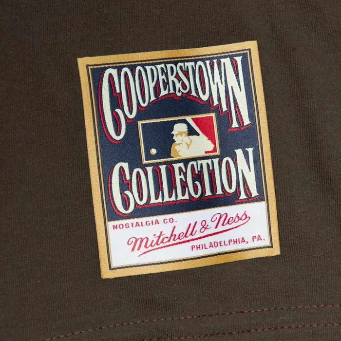 Men039s MLB Mitchell and Ness Arched Vintage Logo Tee San Diego Padres Men039s MLB Mitchell and Ness Arched Vintage Logo Tee San Diego Padres