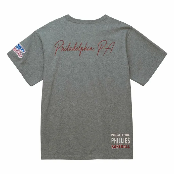 Men039s MLB Mitchell and Ness City Collection SS Tee Philadelphia Phillies Men039s MLB Mitchell and Ness City Collection SS Tee Philadelphia Phillies
