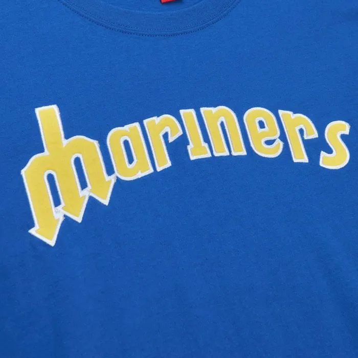 Men039s MLB Mitchell and Ness Color Blocked SS Tee Seattle Mariners Men039s MLB Mitchell and Ness Color Blocked SS Tee Seattle Mariners