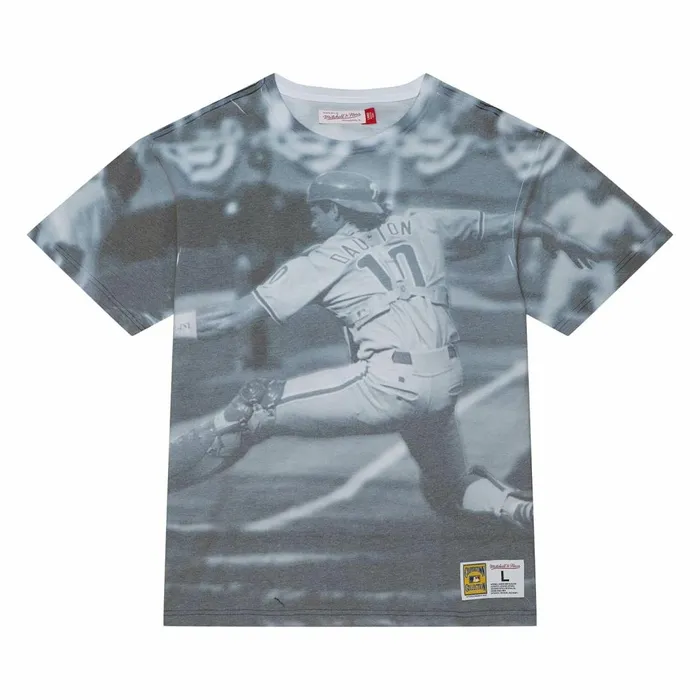Men039s MLB Mitchell and Ness Highlight Sublimated Player Tee Philadelphia Phillies Darren Daulton