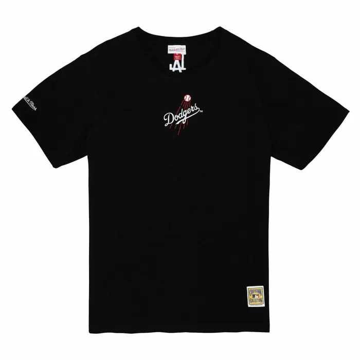 Men039s MLB Mitchell and Ness Insignia SS Tee Los Angeles Dodgers
