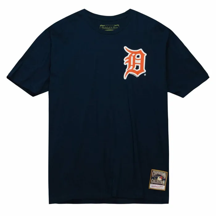 Men039s MLB Mitchell and Ness Retro Tigers Tee Detroit Tigers