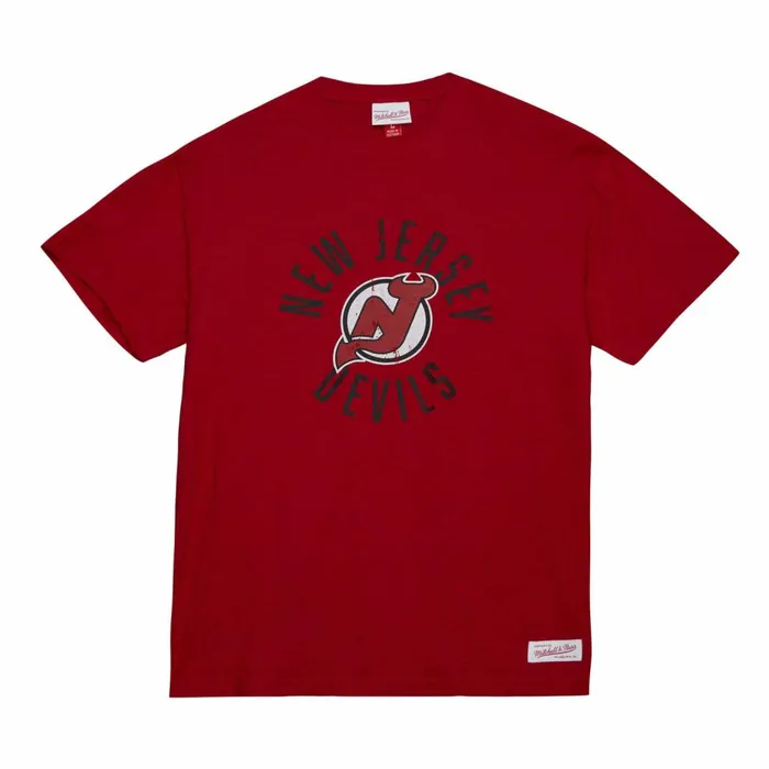 Men039s NHL Mitchell and Ness Legendary Slub SS Tee New Jersey Devils