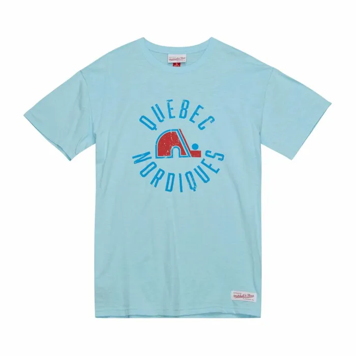 Men039s NHL Mitchell and Ness Legendary Slub SS Tee Quebec Nordiques