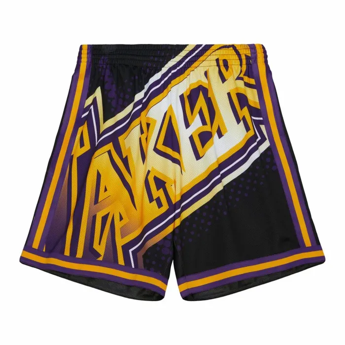 Men039s Shorts Mitchell and Ness Big Face 70 Fashion Shorts Los Angeles Lakers Men039s Shorts Mitchell and Ness Big Face 70 Fashion Shorts Los Angeles Lakers