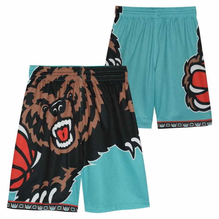 Men039s Shorts Mitchell and Ness Big Face Shorts Vancouver Grizzlies Men039s Shorts Mitchell and Ness Big Face Shorts Vancouver Grizzlies