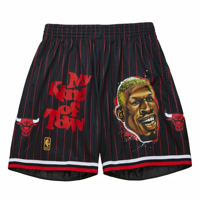 Men039s Shorts Mitchell and Ness My Kind Of Town Shorts Chicago Bulls Dennis Rodman Men039s Shorts Mitchell and Ness My Kind Of Town Shorts Chicago Bulls Dennis Rodman