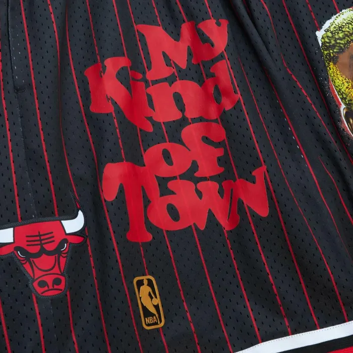 Men039s Shorts Mitchell and Ness My Kind Of Town Shorts Chicago Bulls Dennis Rodman Men039s Shorts Mitchell and Ness My Kind Of Town Shorts Chicago Bulls Dennis Rodman