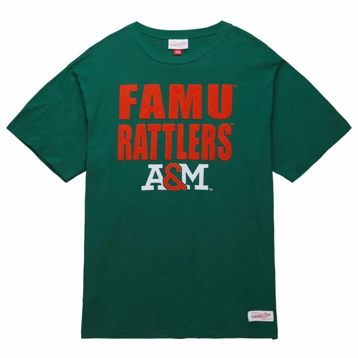 Men039s TShirts and Tops Mitchell and Ness Legendary Slub SS Tee Florida AandM University Men039s TShirts and Tops Mitchell and Ness Legendary Slub SS Tee Florida AandM University