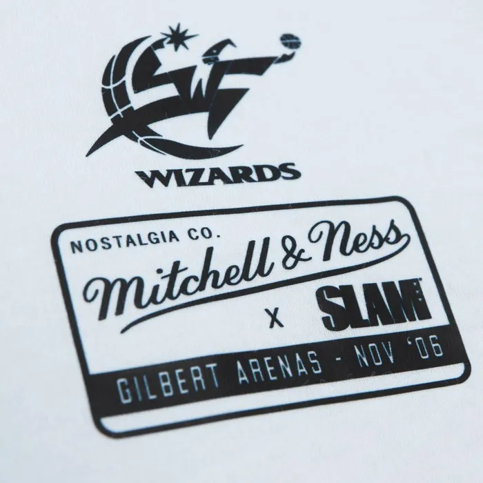 Men039s TShirts and Tops Mitchell and Ness Slam Cover Washington Wizards Gilbert Arenas Men039s TShirts and Tops Mitchell and Ness Slam Cover Washington Wizards Gilbert Arenas