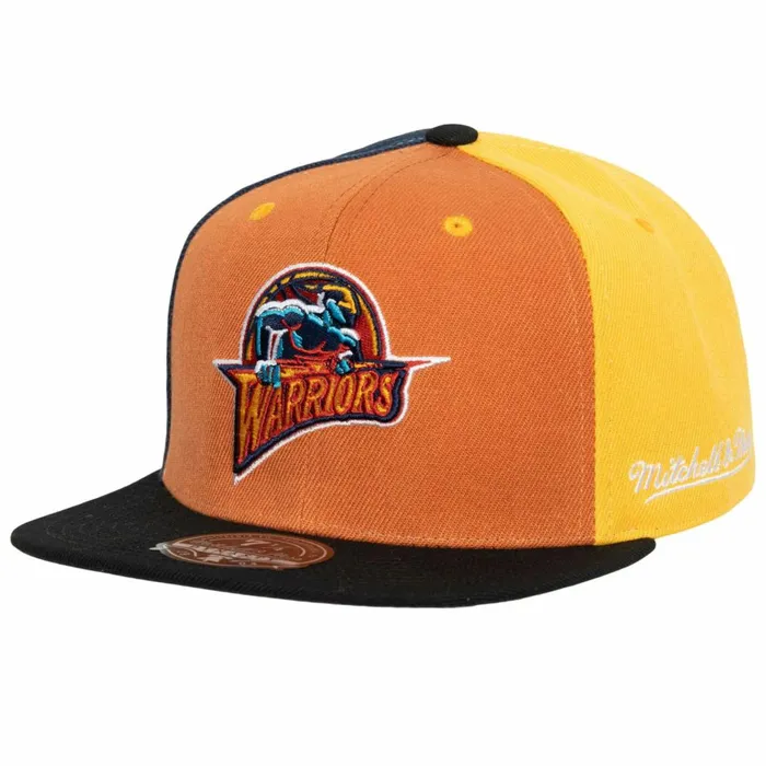 Men039sWomen039s Fitted 163 Styles Mitchell and Ness Tri Cycle Fitted Hat Golden State Warriors Men039sWomen039s Fitted 163 Styles Mitchell and Ness Tri Cycle Fitted Hat Golden State Warriors